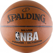 Мяч баскетбольный SPALDING NBA Silver Series Indoor/Outdoor размер 7
